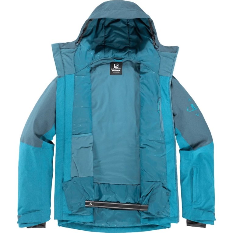 Chaquetas De Esquí Salomon Untracked Insulated Hombre Turquesa | MX PBUR215